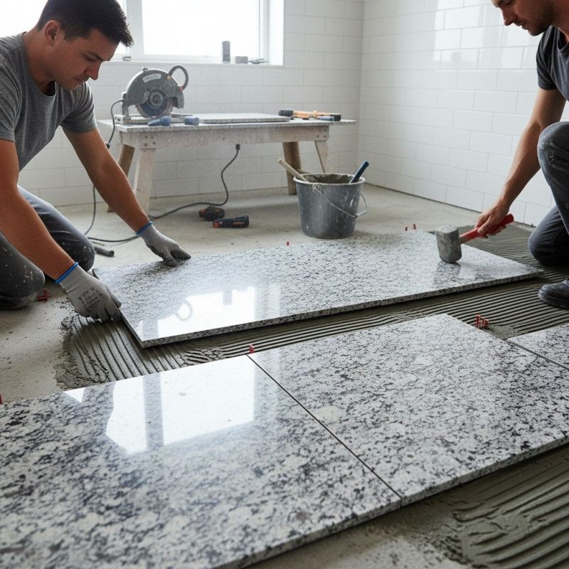 Local Granite Flooring Service pros at work